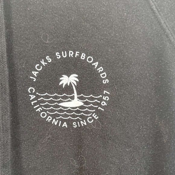 Black Surfboard Graphic Hoodie - Picture 2 of 4